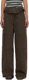 Andersson Bell Brown Folded Work Trousers