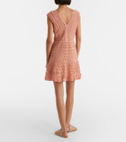 Anna Kosturova Jennifer crochet cotton minidress
