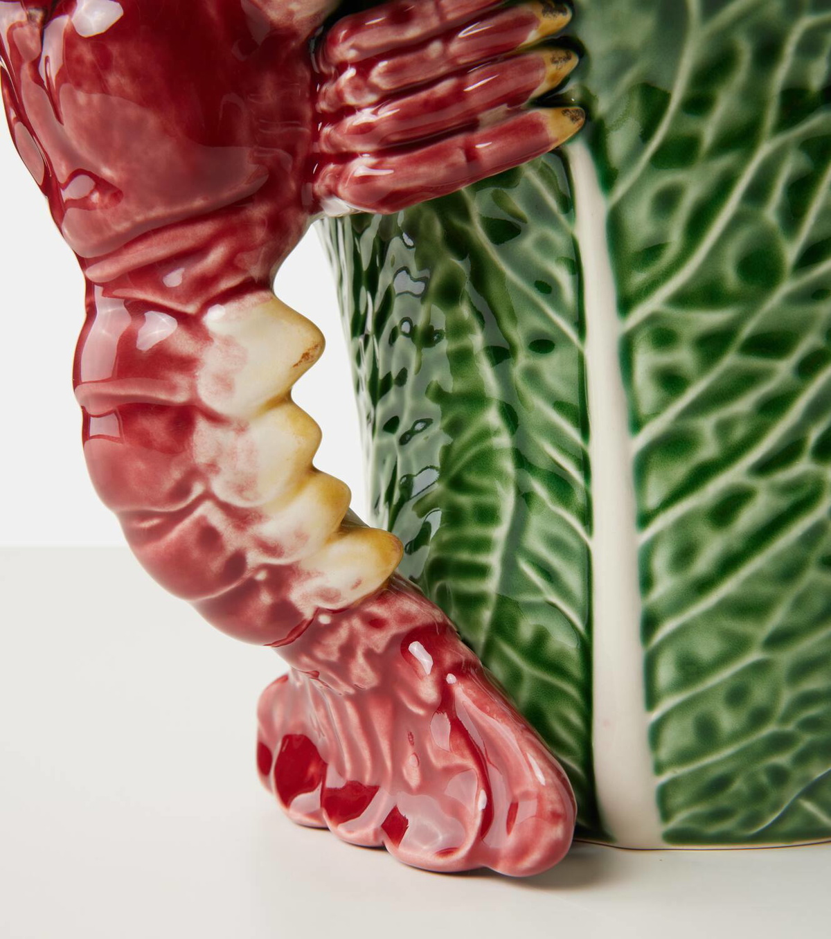 Bordallo Pinheiro Cabbage With Lobsters pitcher