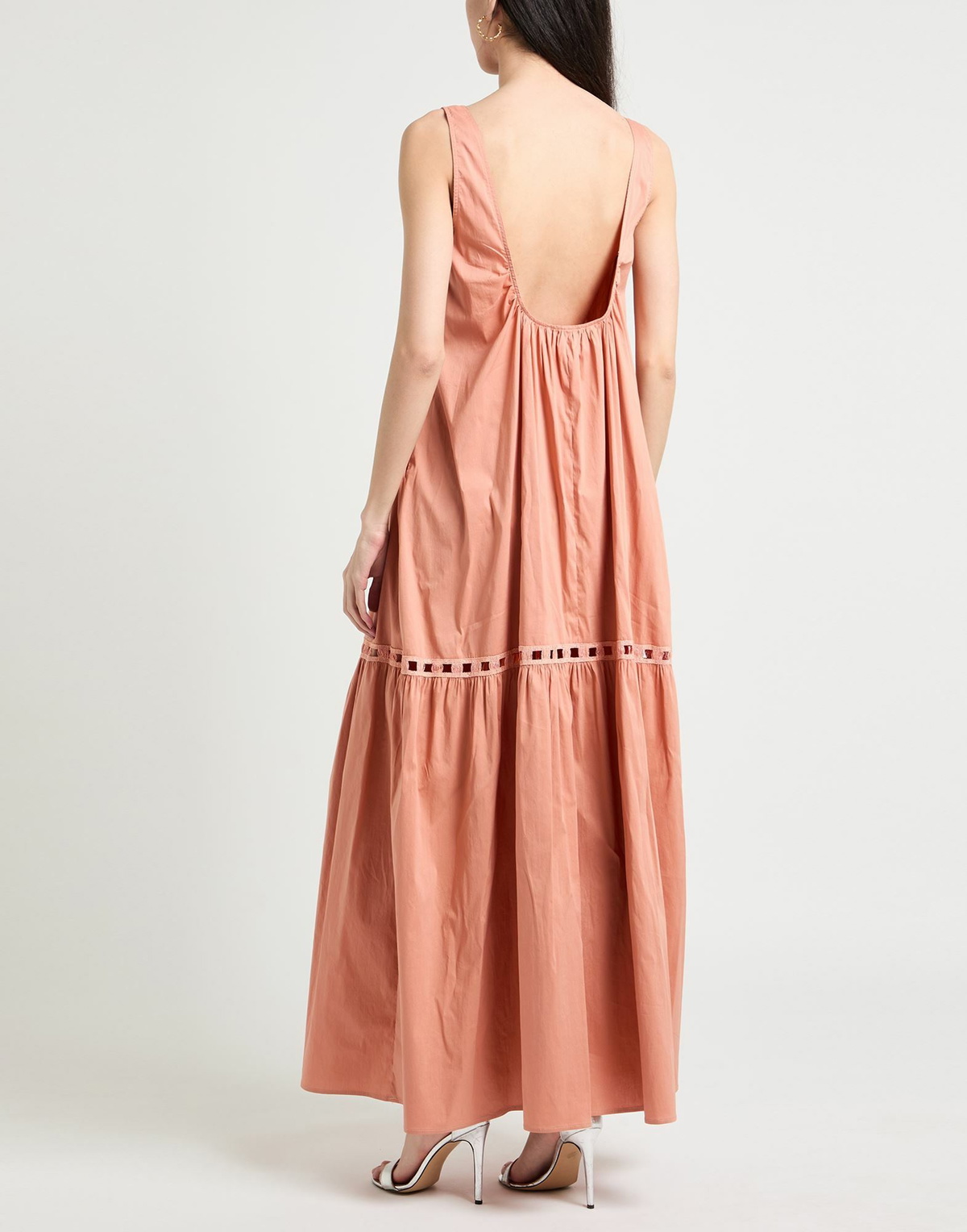 Jijil Womens Maxi dress in Salmon pink