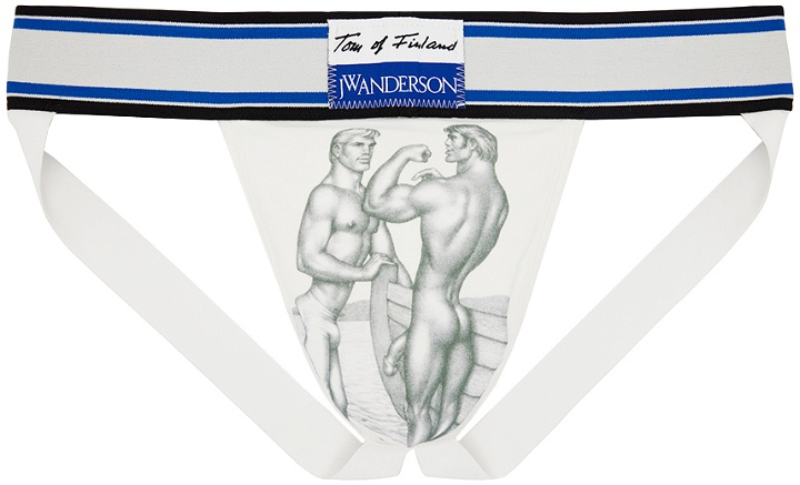 Photo: JW Anderson Off-White & Blue Tom Of Finland Edition Briefs