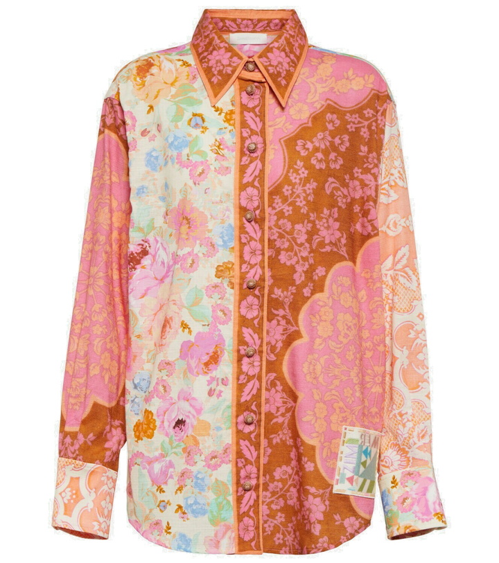 Photo: Zimmermann Raie printed cotton shirt