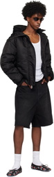 Ashley Williams Black Butterfly Bomber Jacket