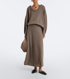 Lisa Yang Doria off-shoulder cashmere sweater