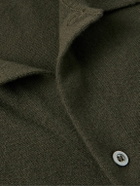 Officine Générale - Brent Virgin Wool Cardigan - Green