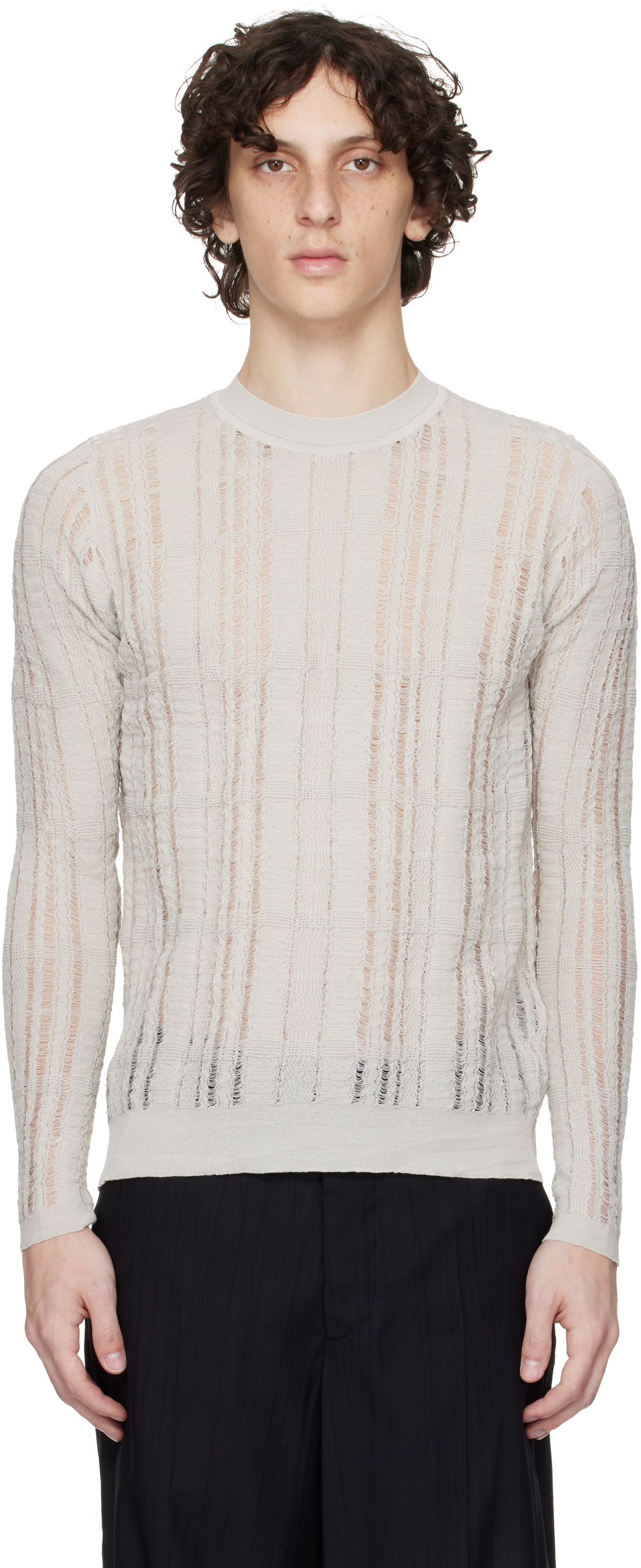 OUR LEGACY Blue Rue V-Neck Sweater Our Legacy