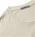 BILLY - Eastlake Printed Cotton-Jersey T-Shirt - Gray