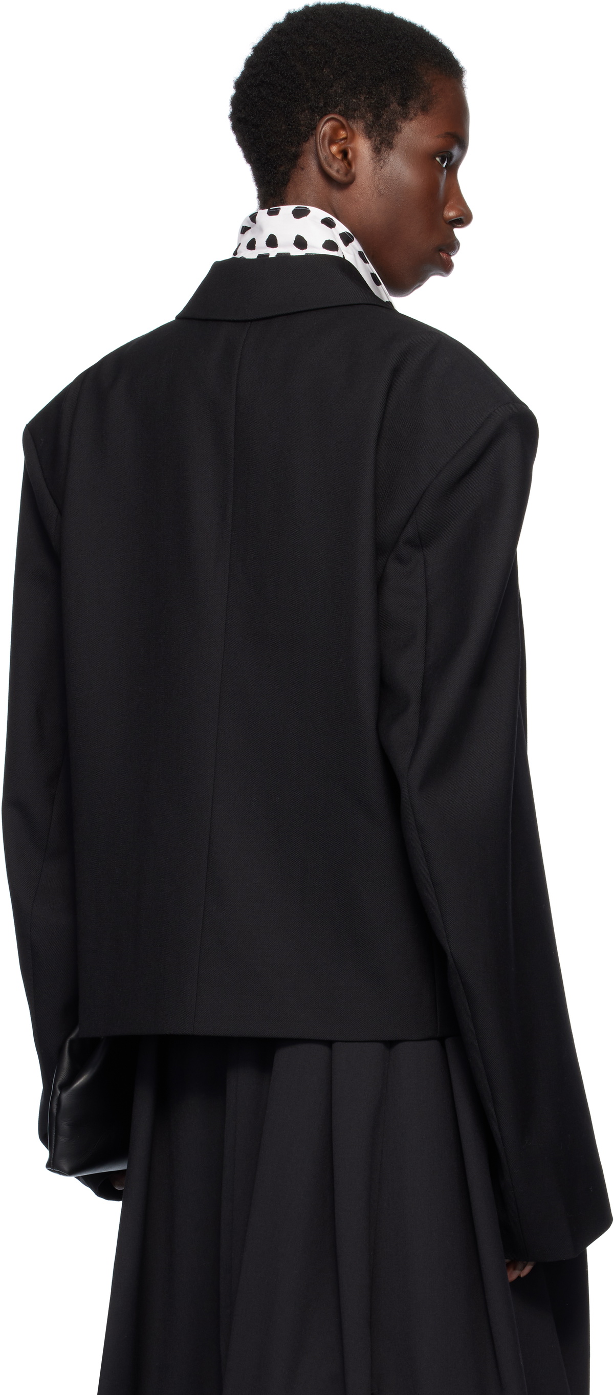 VAQUERA Black Slouchy Blazer