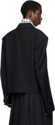 VAQUERA Black Slouchy Blazer