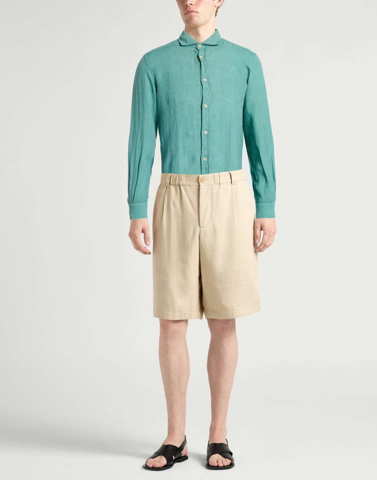 Boglioli Mens Shirt in Sage green