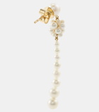 Sophie Bille Brahe Colonna Perle 14kt gold drop earrings with pearls