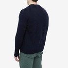 Maison Kitsuné Men's Baby Fox Patch Cosy Cardigan in Navy