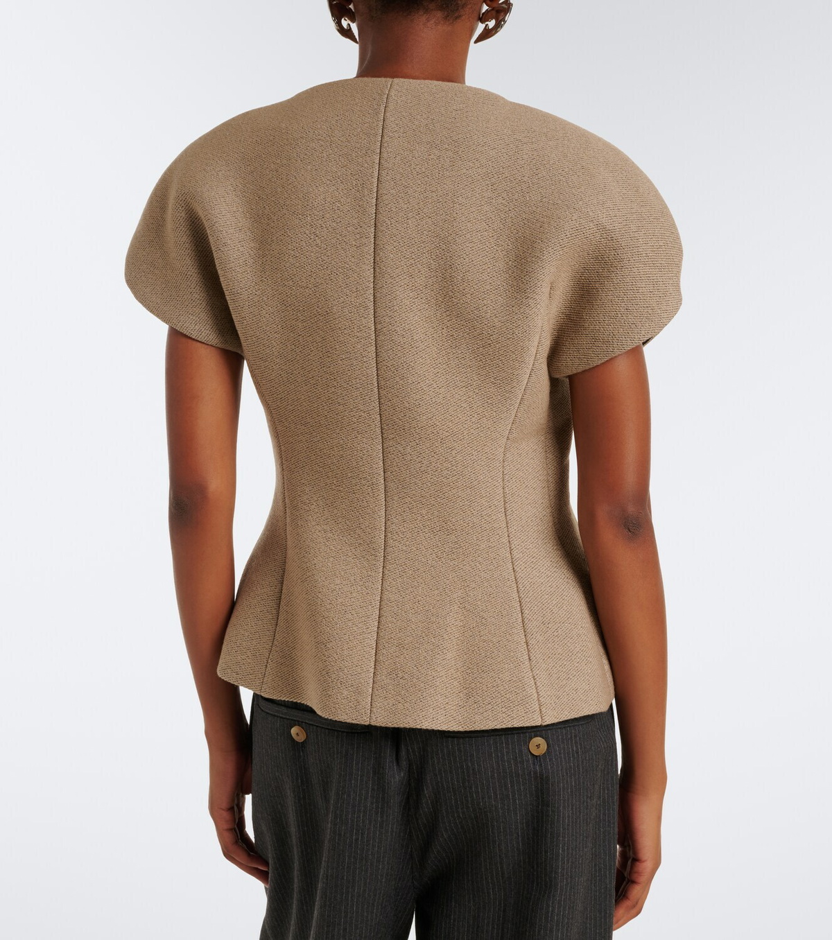 Jacquemus Ovalo wool and cotton jacket