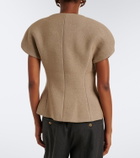 Jacquemus Ovalo wool and cotton jacket