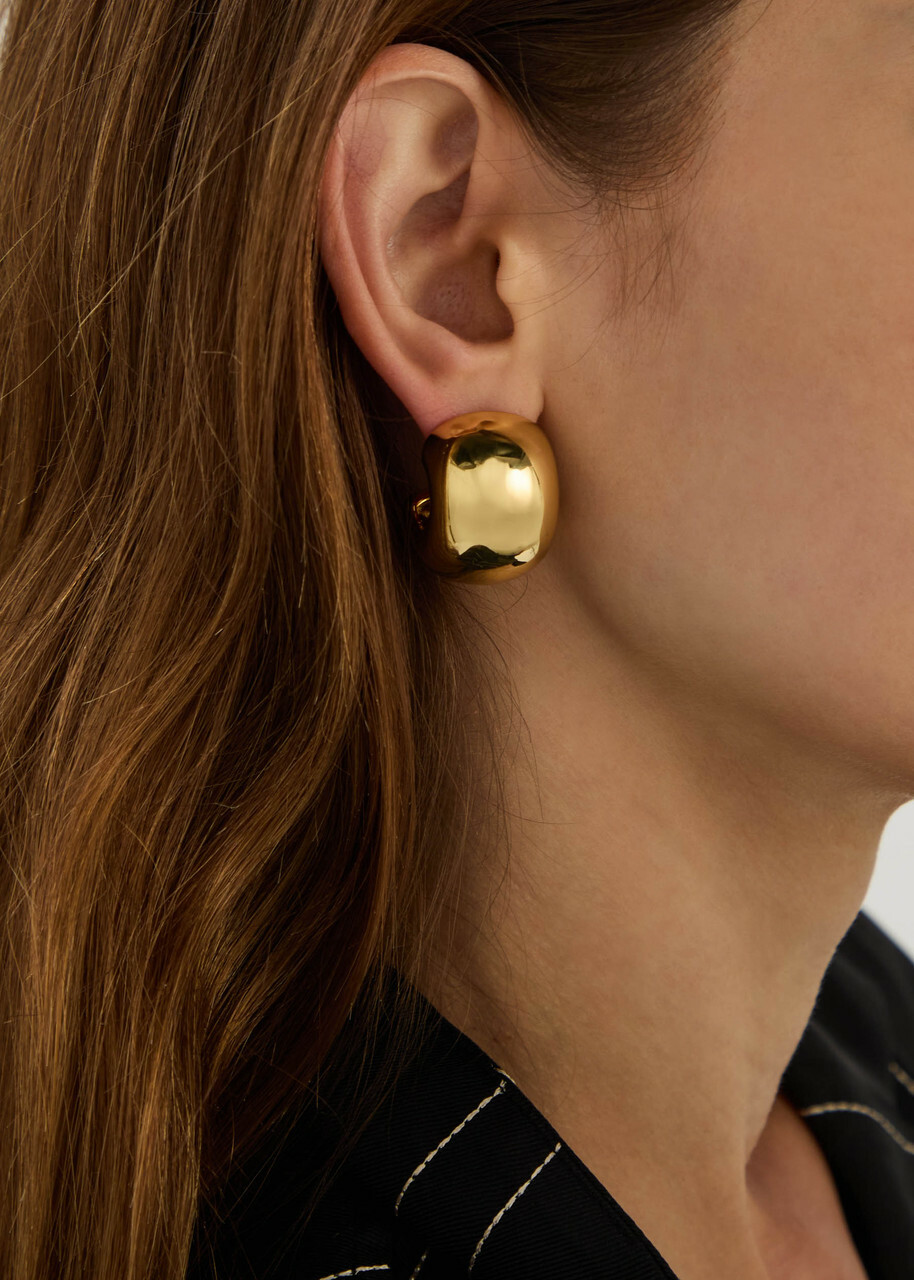 Jenny Bird Gemma 14kt Gold-plated Hoop Earrings - One Size