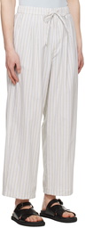 AMOMENTO Beige Drawstring Trousers