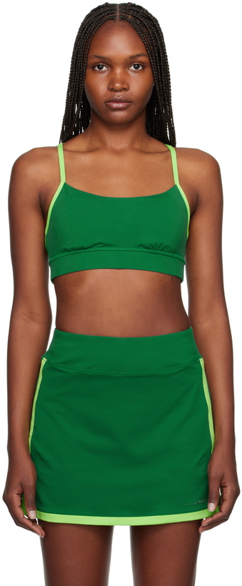 Photo: Outdoor Voices Green Racer Back Sport Bra