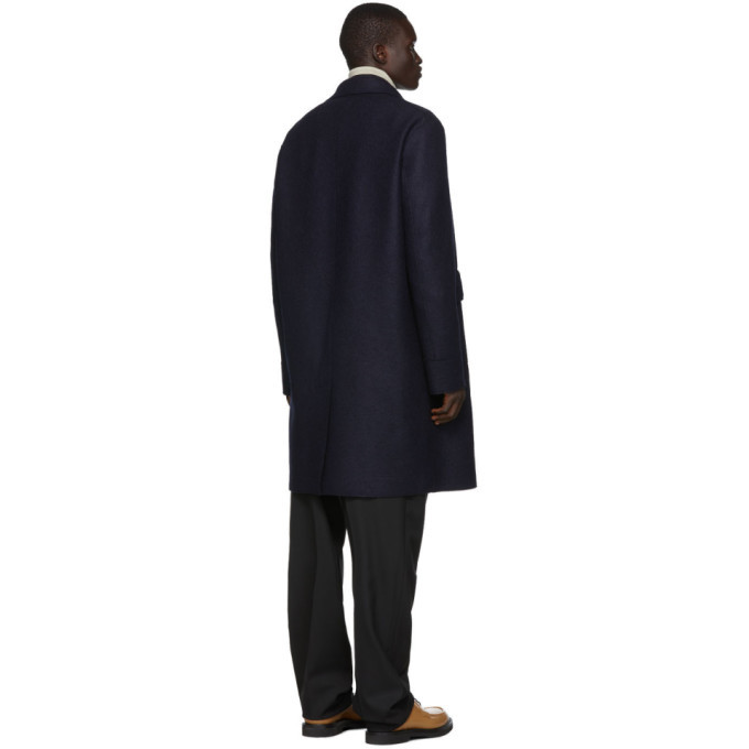 HARRIS WHARF RAGLAN DRAWSTRING LIGHT PRESSED WOOL JACKET