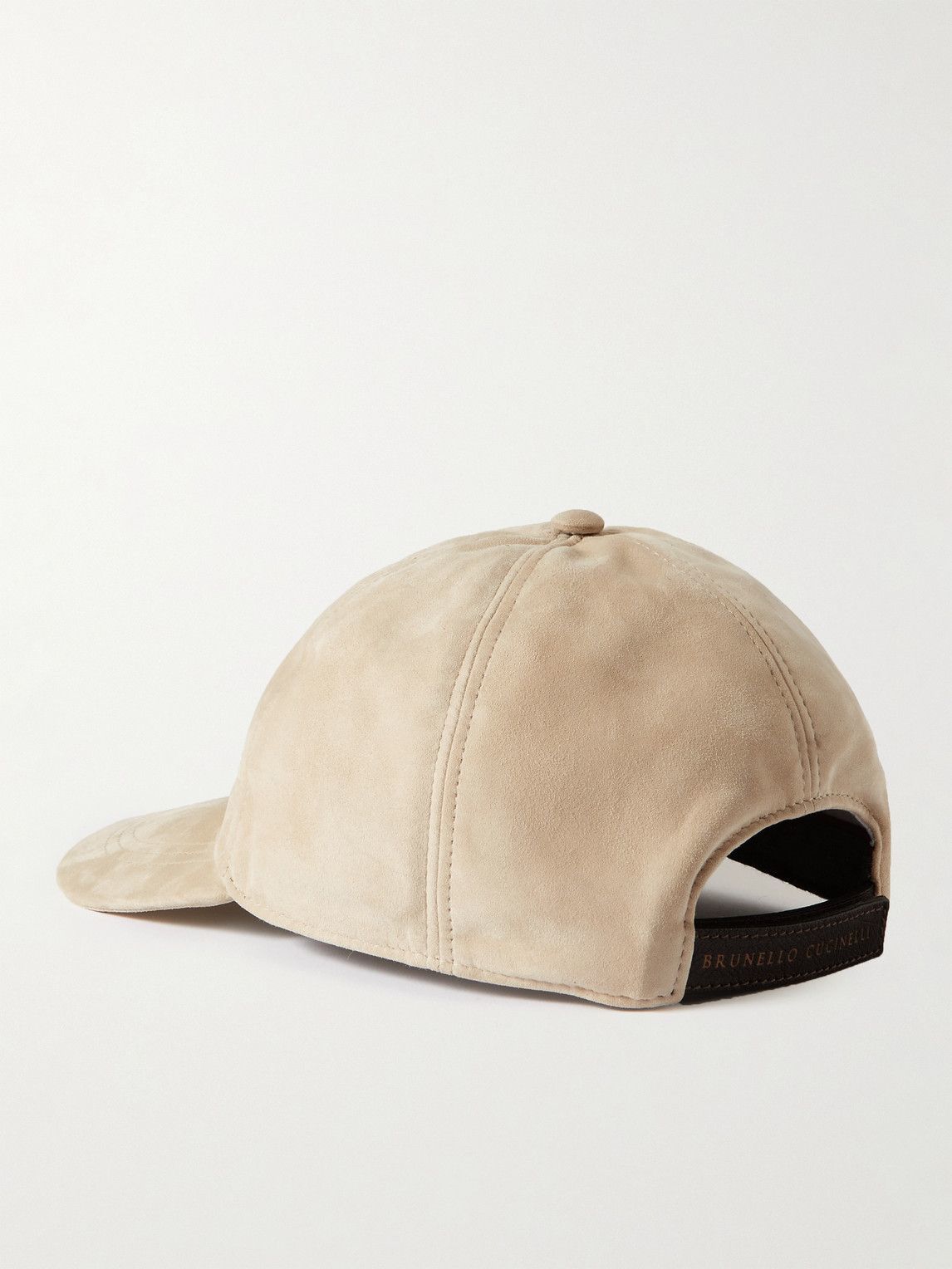 Brunello Cucinelli - Logo-Embroidered Suede Baseball Cap