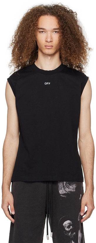 Photo: Off-White Black 'Off' Stamp Tank Top