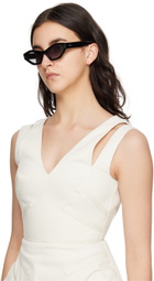 MCQ Black Cat-Eye Sunglasses
