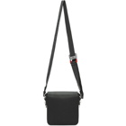 Off-White Black Diag Binder Clip Bag