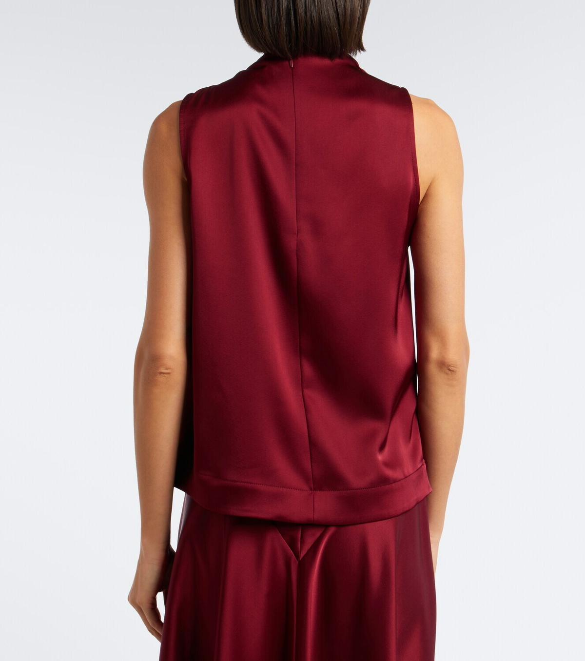 Altuzarra Alden draped satin top