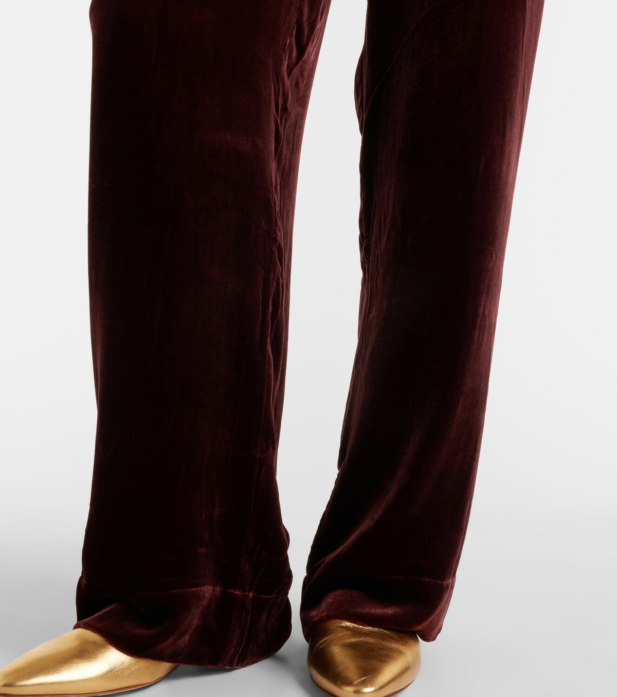 Asceno London velvet pajama pants