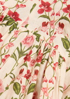 Agua BY Agua Bendita Balsa Canna Floral-print Linen Midi Dress Multicoloured