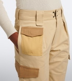 Marant Etoile Renzae patchwork cotton cargo pants