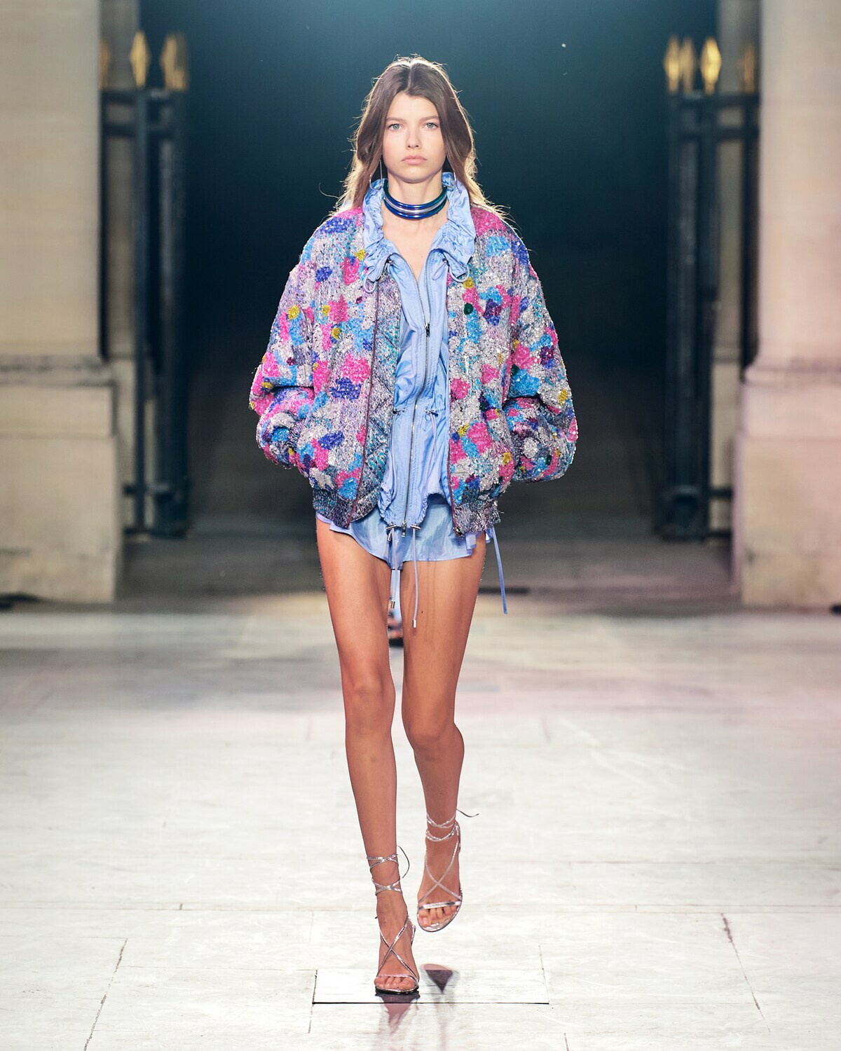 Isabel Marant Adeline silk-blend bomber jacket Isabel Marant