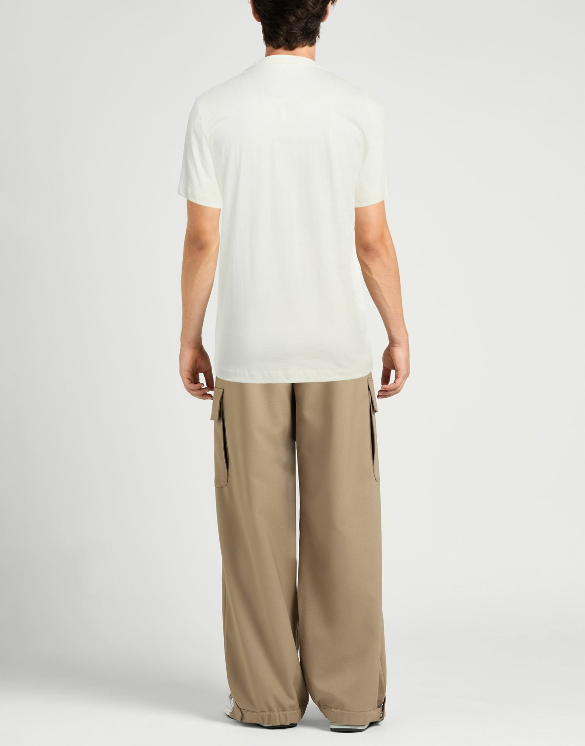 True Religion Mens T-shirt Cream
