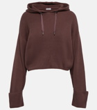 Brunello Cucinelli - Ribbed-knit cotton hoodie