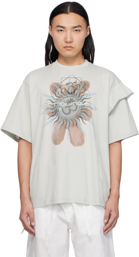 Photo: Ottolinger Gray Deconstructed Oversized T-shirt