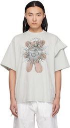Ottolinger Gray Deconstructed Oversized T-shirt