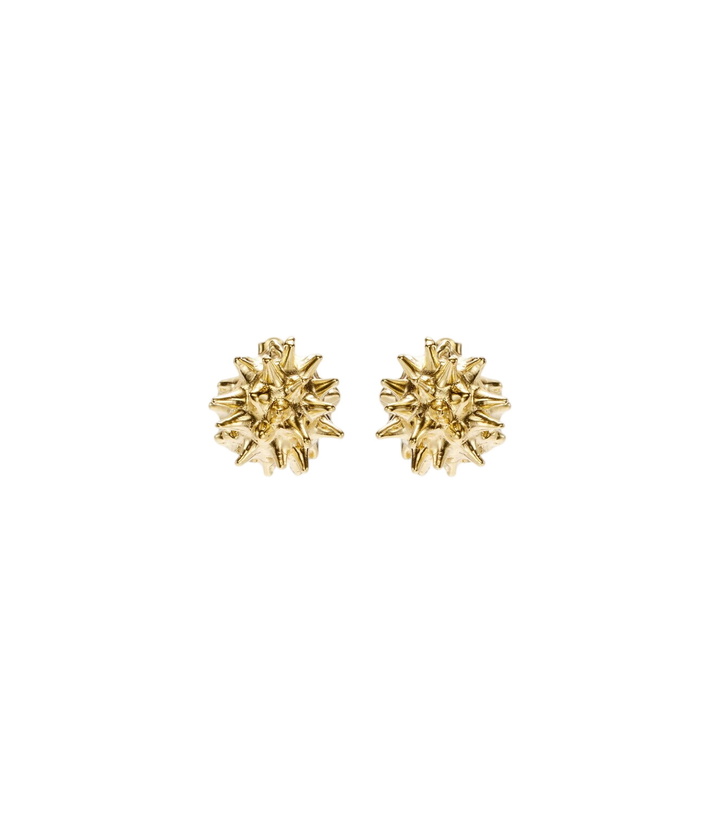 Photo: Ysso Sea Urchin 24kt gold-plated earrings