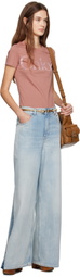 Chloé Blue Wide-Leg Jeans