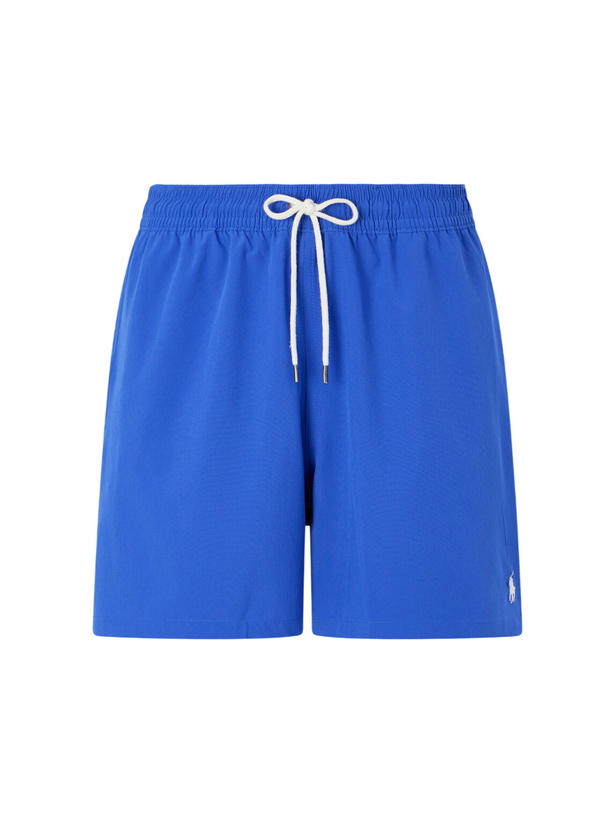Photo: Polo Ralph Lauren - Traveler Straight-Leg Recycled Swim Shorts - Blue