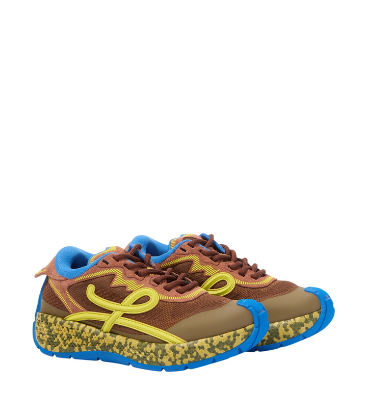 Photo: Loewe Pogo suede-trimmed sneakers