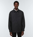 Givenchy - Embroidered padded wool shirt