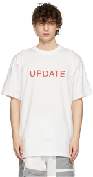 Xander Zhou White 'Update' T-Shirt