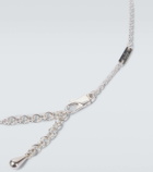 Gucci Interlocking G sterling silver necklace