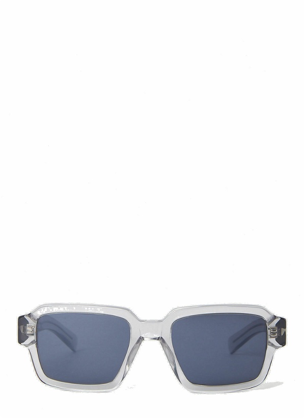 Photo: Prada - Rectangle Frame Sunglasses in Transparent