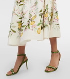 Giambattista Valli Embellished satin sandals