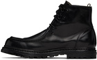 Officine Creative Black Volcov 010 Boots