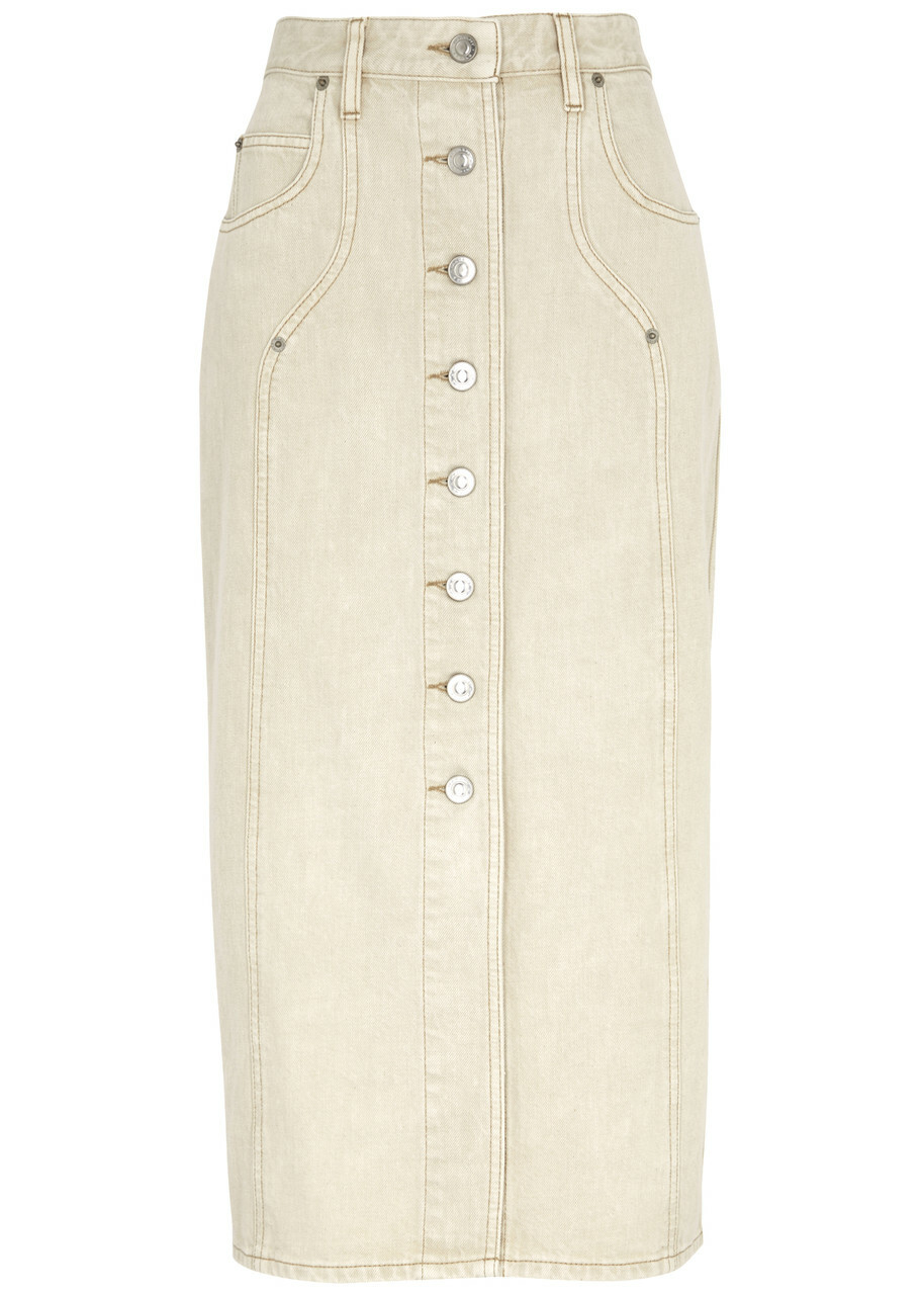 【Marant Etoile】 Vandyデニムミディスカート Vandy denim midi skirt in grey - Marant Etoile | Mytheresa