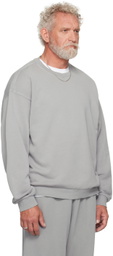 SKIMS Gray Terry Relaxed Crewneck Sweatshirt