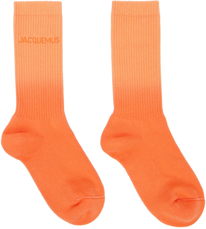 Photo: Jacquemus Orange 'Les Chaussettes Moisson' Socks