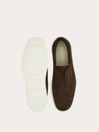 Ferragamo Mens Derby slip-on in Brown