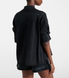 Sacai Layered cotton-blend sweater